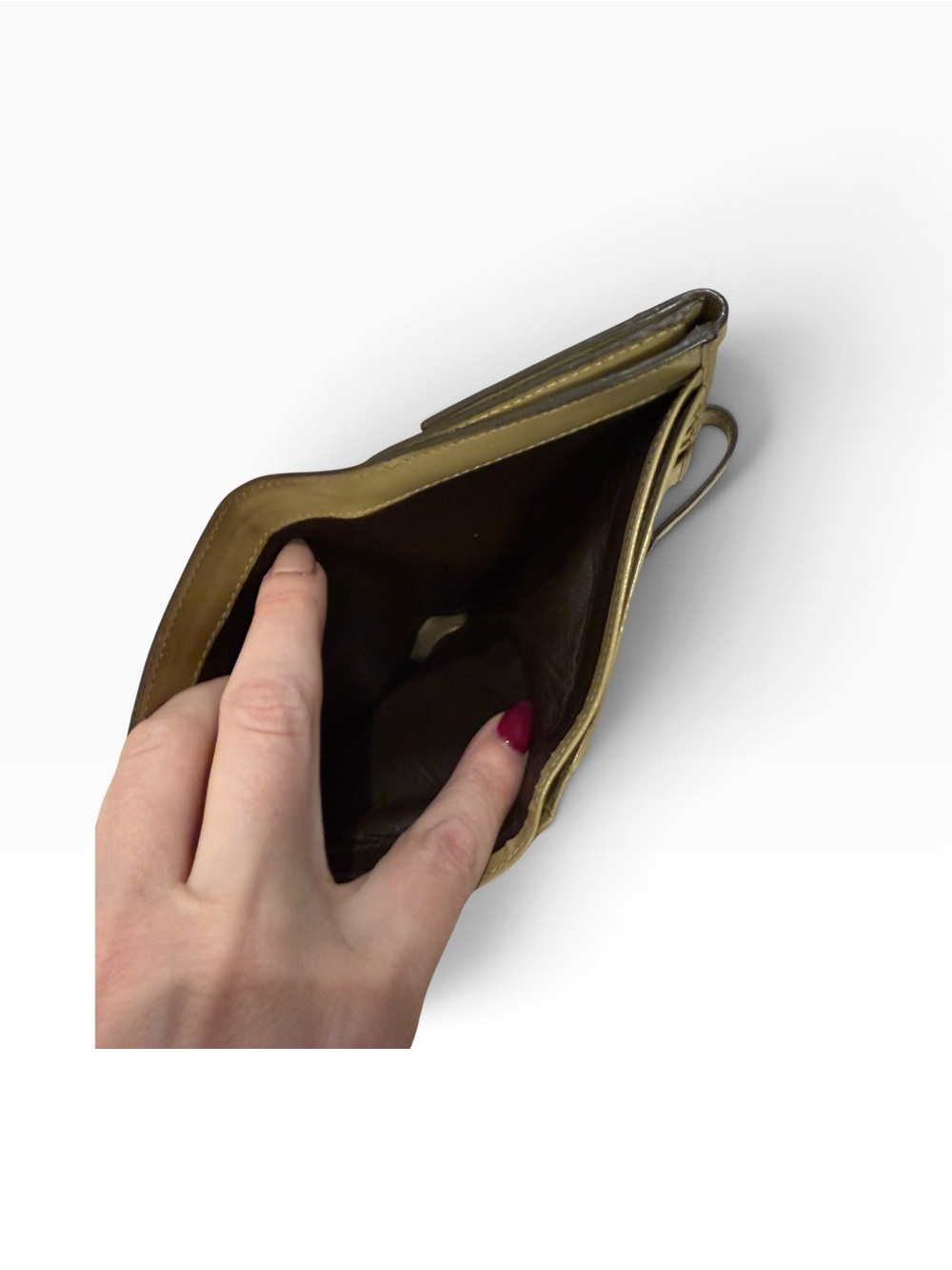 Gucci Olive Patent Leather Horsebit Bifold Wallet - Picture 7 of 7